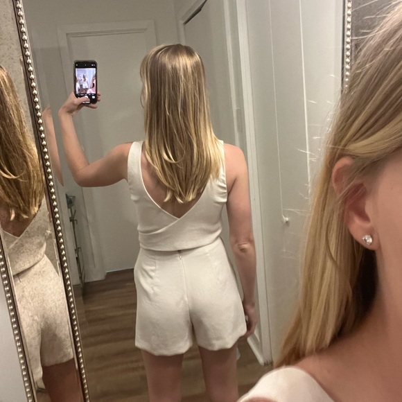 Aritzia Wilfred white romper - Picture 3 of 5